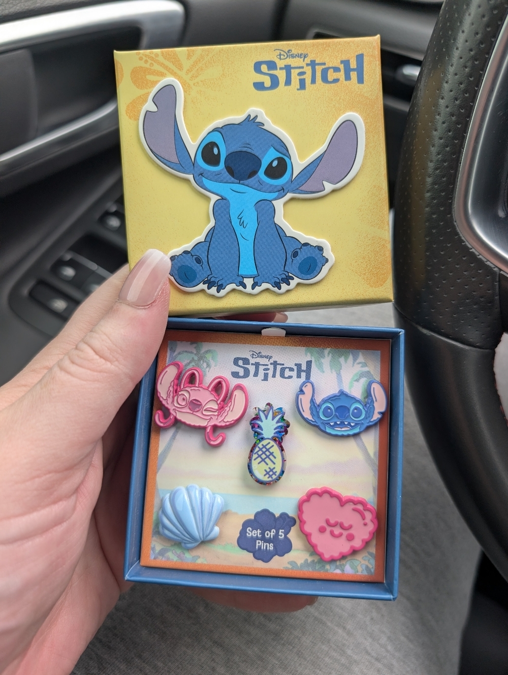 3/$25 Disney Stitch & Angel Pin Set